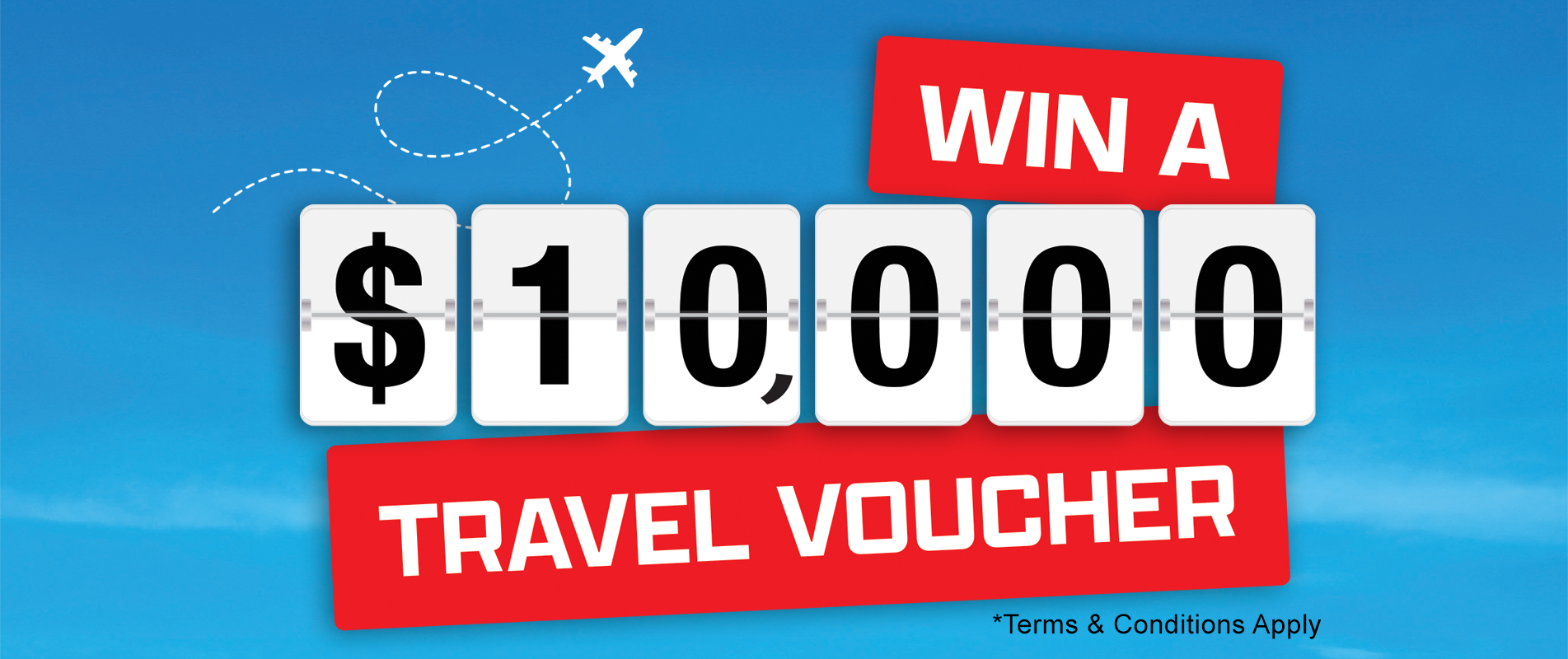 Win a $10,000 travel voucher! Win a $10,000 travel voucher!